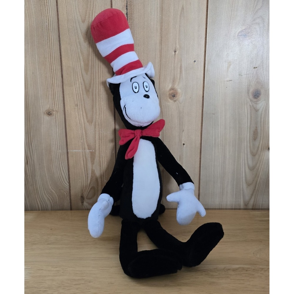 Play Along Dr Seuss Cat in the Hat Plush 21" Official Movie 2003 Vintage